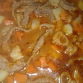 El cooksnap de Nati Vivas cuando hizo Guiso de fideos.