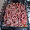 El cooksnap de Maricarmen Meza cuando hizo Carne tártara o apache.