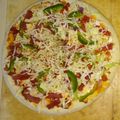 Charmi Vala's cooksnap of when they made Pizza.