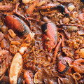 El cooksnap de Carlos Pérez Barrera cuando hizo Paella de marisco.