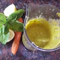 El cooksnap de Cari cuando hizo Mayonesa de albahaca rápida.