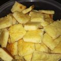 El cooksnap de Sandra Valiente cuando hizo Fainá de queso.