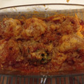 El cooksnap de Jordan Chase cuando hizo Coliflor gratinada con tomate y chorizo.