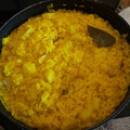 El cooksnap de anislasan cuando hizo Arroz pobre {con bacalao}.