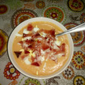El cooksnap de MaryGlory cuando hizo Salmorejo.