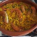 El cooksnap de maria isabel gonzalez cortes cuando hizo Arroz al curry con mariscos.