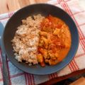Karl Simpson's cooksnap of when they made Coconut, Paprika & Lime Chicken with Green Chillies.