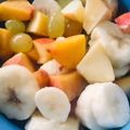 Sadaf Shoaib Vohra's cooksnap of when they made Fruit chat.