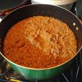 El cooksnap de Zully cuando hizo Salsa Bologñesa.