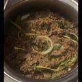Meerab Rais's cooksnap of when they made Qeema Karhai.