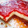 El cooksnap de Fitgim cuando hizo Tarta de queso con mermelada de frutos del bosque.