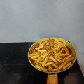 El cooksnap de Pedro santiago Batista cuando hizo Macarrones con carne picada, tomate y queso de cabra.