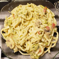El cooksnap de Karina Limonic cuando hizo Fideos con salsa de brócoli.