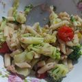 El cooksnap de Anngelyne Davila cuando hizo Fideos con brócoli y atún.