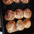 El cooksnap de Valentina Ferro cuando hizo Pan de Tortuga para hamburguesas (pan de Viena).