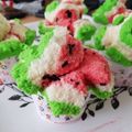 Cooksnap dari Rizka Sari untuk resep Bolu Kukus Semangka (mekar)