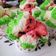 Cooksnap dari Rizka Sari untuk resep Bolu Kukus Semangka (mekar)