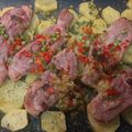 El cooksnap de Noemí P.J cuando hizo Chuletas de pavo al horno.