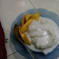 Cooksnap dari Emaknya Khalid untuk resep Mango sticky rice (ketan mangga)