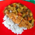 Cooksnap dari Trisna Susanti untuk resep Nasi Kari Jepang + Katsu Ayam Praktis