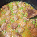 El cooksnap de Judith Perez Ferrer cuando hizo Albóndigas a la jardinera.