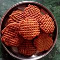 Anshi Seth का कुकस्नैप जब उन्होंने प्लेन और ठेकुआ स्टाइल गुनी(plain aur thekua style guni recipe in hindi) बनाया था।