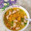 Cooksnap của Phan Bao Van khi họ làm theo món Canh bí ngô giò heo