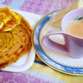 Naila Asif's cooksnap of when they made Egg With Lachaay Dar Paratha and Tea.