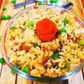 Monika Gupta का कुकस्नैप जब उन्होंने फ्राइड राइस (fried rice recipe in hindi) बनाया था।