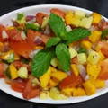 Dr. Pushpa Dixit's cooksnap of when they made Mango Cucumber Salsa.