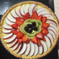 El cooksnap de Maialén Renna cuando hizo Tarta frutal.