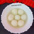 Ankita Kapil Varshney's cooksnap of when they made Rasgulla.