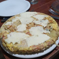 El cooksnap de karolina perez cuando hizo Tortilla de coliflor con jamón y queso al horno.