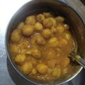 Subhasree Santra's cooksnap of when they made চানা-মশালা(chana-masala recipe in Bengali).