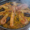 El cooksnap de angoma cuando hizo Paella marisco.