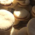 El cooksnap de Araceli cuando hizo Alfajores de maicena.