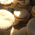 El cooksnap de Araceli cuando hizo Alfajores de maicena.