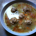 El cooksnap de Cristina Cryss cuando hizo Sopa de pelotillas al aroma de lovage de Rumania.