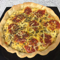 El cooksnap de Alicita cuando hizo Quiche de aceituna en base de pizza.