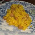 El cooksnap de micaela saturno cuando hizo Risotto de arroz con salchichas.