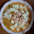 黃子旻 的 鮮蝦豆腐煲 cooksnap
