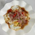 Cooksnap Noor Atika Mahamood semasa beliau membuat Telur Mata Masak Asam.