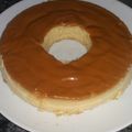 El cooksnap de Andy cuando hizo Flan de galletas Marías.