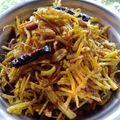 Runta Dutta's cooksnap of when they made ঝুরি আলুভাজা (Jhuri aloo bhaja recipe in Bengali).