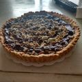 El cooksnap de Monica Mosqueira cuando hizo Tarta de dulce de leche, mantecol y baño de chocolate.