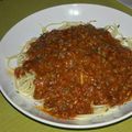 El cooksnap de Gema cuando hizo Espaguetis en salsa de tomate.