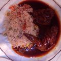 El cooksnap de Lourdes Santiago cuando hizo Pollo en Barbacoa.