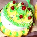 ayansh का कुकस्नैप जब उन्होंने झटपट चॉकलेटी मिनी ब्रेड केक (jhatpat chocolaty mini bread cake recipe in Hindi) बनाया था।