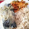 El cooksnap de Maria Angelica cuando hizo Salmón encebollado al vapor.