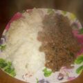 Halima Dee's cooksnap of when they made Minced meat served with plain rice.